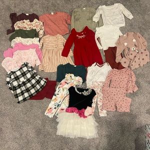 Toddler Girls 18 Month Fall / Winter Clothing Bundle